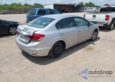 2015 Honda Civic Lx из США, поврежденный, VIN 19XFB2F57FE273908